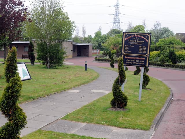 South Shields Crematorium.