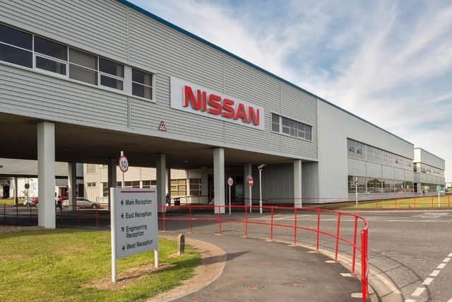 The Nissan plant on Wearside employs around 7,000 people in the region.