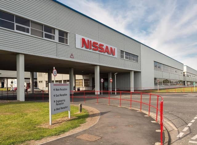 The Nissan plant on Wearside employs around 7,000 people in the region.