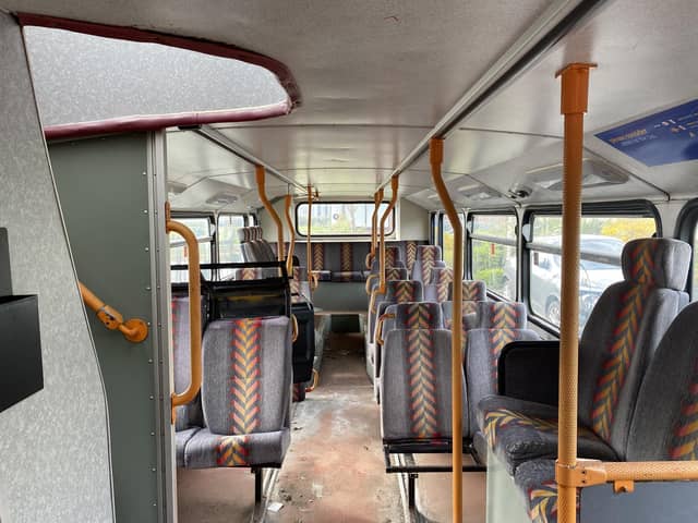 Inside the bus