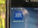 The NHS Covid-19 app on a mobile phone. Picture Scott D'Arcy/PA Wire