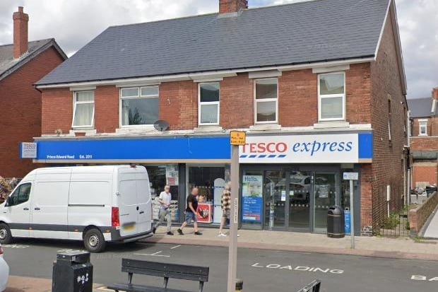 The Tesco Express in The Nook has a five star rating.