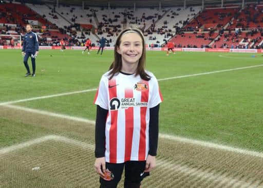 As well as being an SAFC fan, Eliza plays football herself