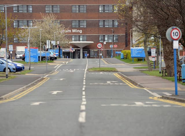 South Tyneside District Hospital.