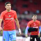 Ross Stewart was injured in the warm up. Mfc 1-0 Safc Efl Championship. Riverside Stadium. 05-08-22. Picture by FRANK REID