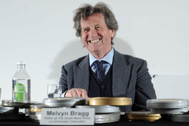 The broadcaster Melvyn Bragg when Jarrow Hall was briefly closed due to a lack of funding.