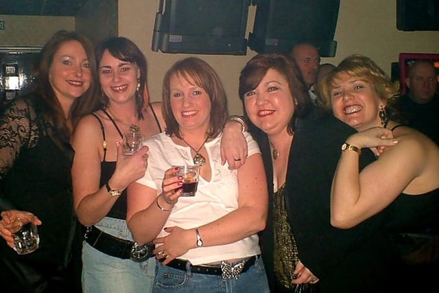 Looking happy on their night out at Cube. Photo: Wayne Groves.
