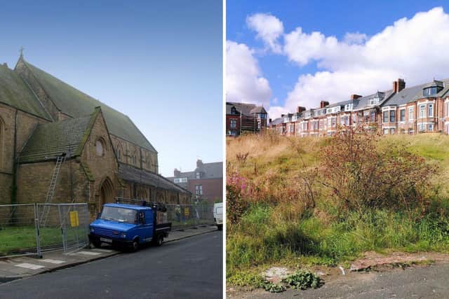 New plans are in for the former church site.