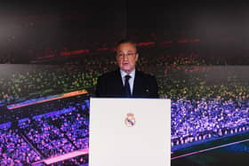 Florentino Perez - chairman of the European Super League