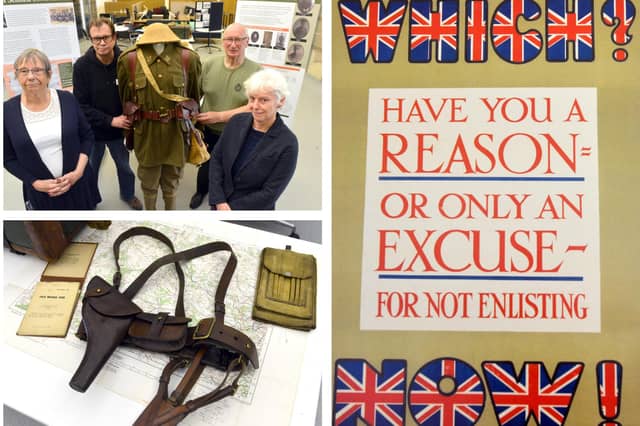 The Tyneside Irish Cultural Society Tyneside Irish memories exhibition at Hebburn Central.