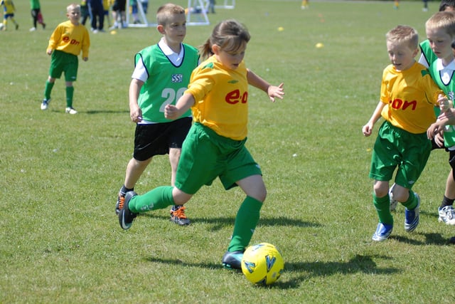 On the attack during one of the games at Bents Park.