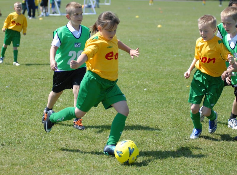 On the attack during one of the games at Bents Park.