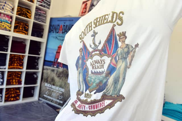 The Sanddancer Clothing Co. brand celebrates South Shields.