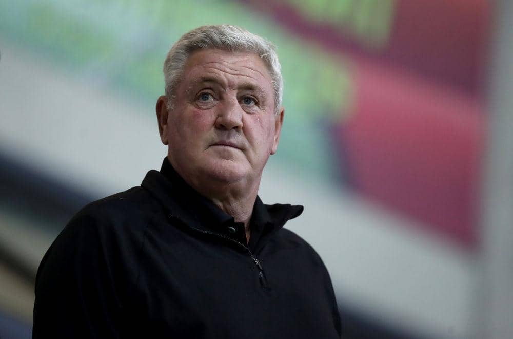 Steve Bruce is under pressure from supporters at Newcastle United. (Photo by Martin Rickett/Getty Images)