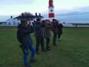 Volunteers taking part in the National Trust annual bird race.