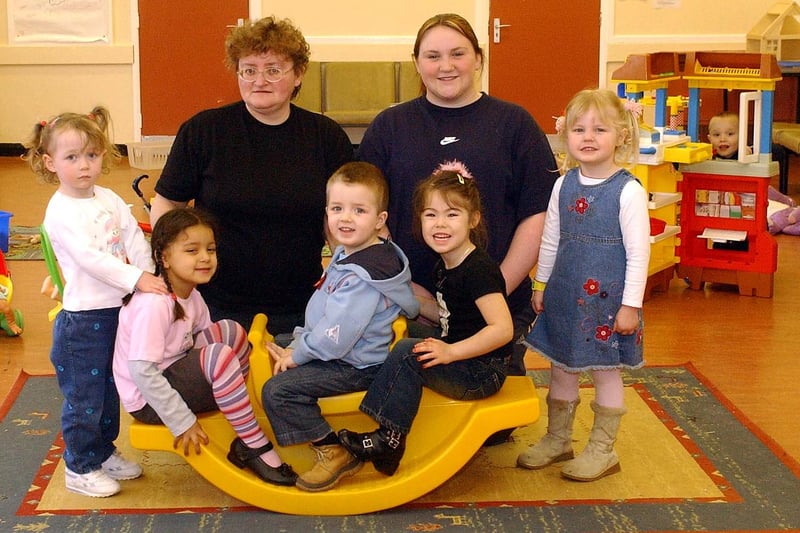 A 2005 look at the Little Tots group at Chuter Ede Community Association. Can you recognise any of the youngsters having fun?