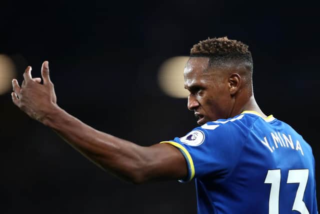 Everton's Yerry Mina has emerged as a transfer target for Newcastle United. (Photo by Jan Kruger/Getty Images)