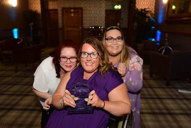 Tara was all smiles after being announced as the winner of the Entrepreneur of the Year category at the Best of South Tyneside Awards.