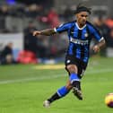 MILAN, ITALY - DECEMBER 21: Valentino Lazaro of FC Internazionale during the Serie A match between FC Internazionale and Genoa CFC at Stadio Giuseppe Meazza on December 21, 2019 in Milan, Italy. (Photo by Chris Ricco/Getty Images)