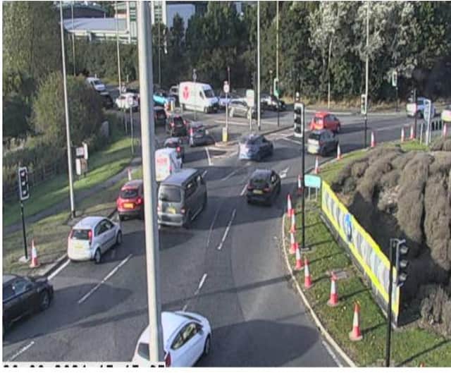 Police were called to a multi-vehicle collision this afternoon.