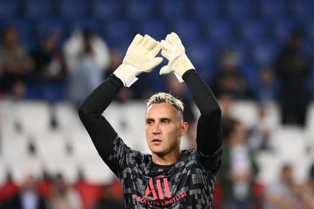 PSG goalkeeper Keylor Navas (Photo by FRANCK FIFE/AFP via Getty Images)