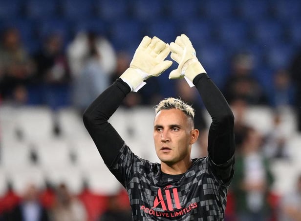 PSG goalkeeper Keylor Navas (Photo by FRANCK FIFE/AFP via Getty Images)