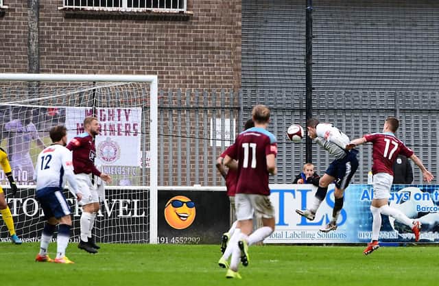 South Shields and Morpeth Town drew 0-0 in a fiery encounter.