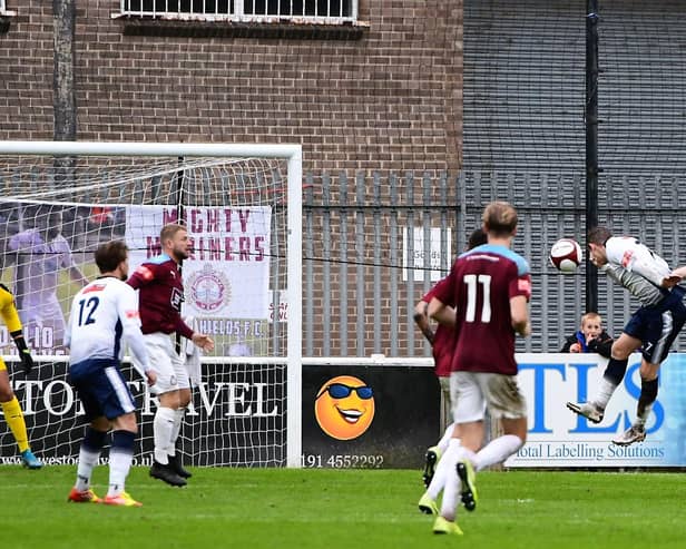 South Shields and Morpeth Town drew 0-0 in a fiery encounter.