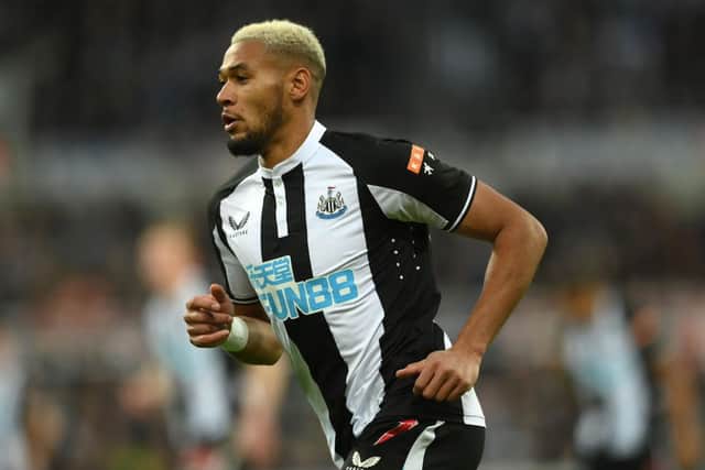 Newcastle United forward Joelinton. (Photo by Stu Forster/Getty Images)
