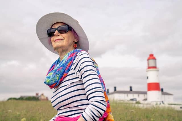 Pat Rigg is hoping to raise funds for Souter Lighthouse.