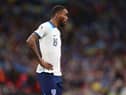 Former Newcastle United striker Ivan Toney playing for England against Ukraine.