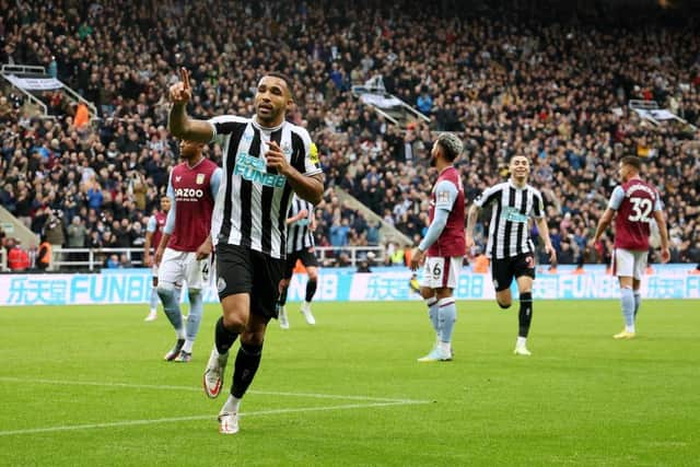 Newcastle United striker Callum Wilson.