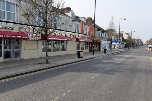 The attack happened in Ocean Road in South Shields.