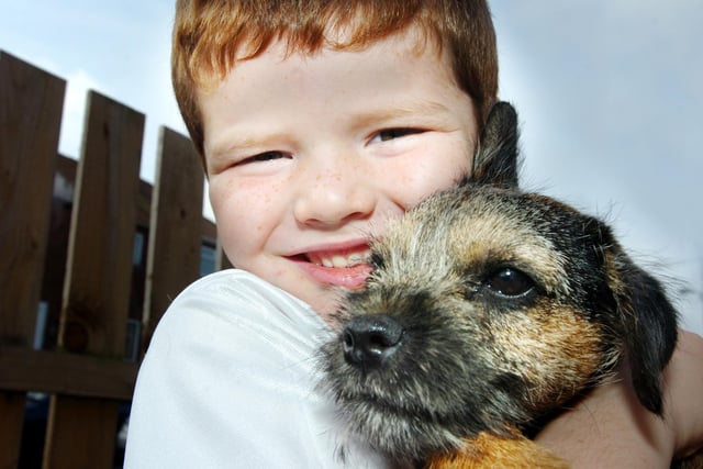 Dylan McCourt was overjoyed in 2008 when he was reunited with his puppy called Fudge after a story in the Sunderland Echo.