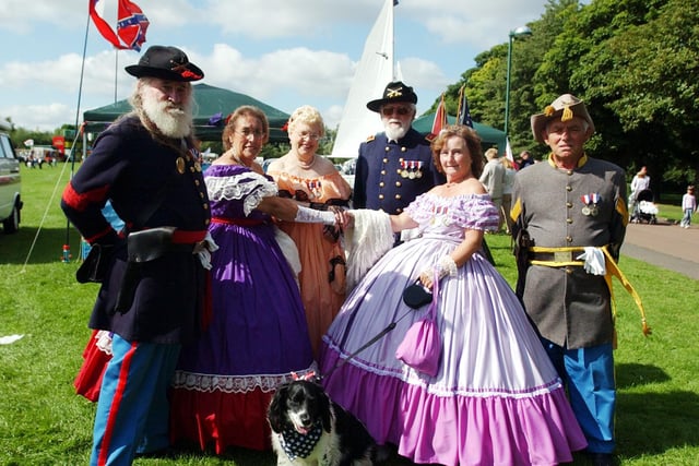 These people were all dressed up for the Hebburn Festival. Were you in the picture?