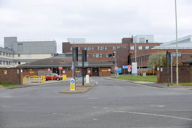 The incident happened at South Tyneside District Hospital.
