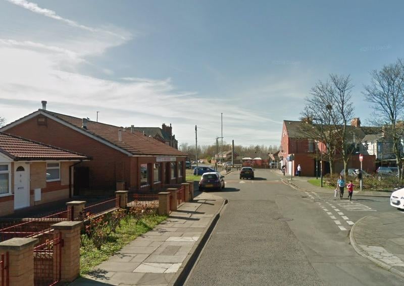 Twenty-six offences, including eight of theft, were reported in or around this location