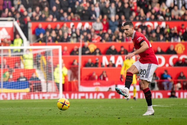 The Portuguese defender should have opened his Manchester United account against Leicester but spurned a gilt-edged opportunity with the goal at his mercy.