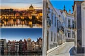 Rome, Faro and Amsterdam are among the 27 destinations you can fly to from Newcastle Airport. Pictures by Pixabay