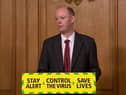 Chief Medical Officer for England, Chris Witty speaking during a media briefing in Downing Street, London, on coronavirus (COVID-19).