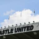 A photograph taken on April 30, 2022 shows a general view of St James' Park in Newcastle-upon-Tyne, north east England prior to the English Premier League football match between Newcastle United and Liverpool. (Photo by PAUL ELLIS/AFP via Getty Images)