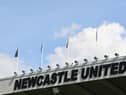 A photograph taken on April 30, 2022 shows a general view of St James' Park in Newcastle-upon-Tyne, north east England prior to the English Premier League football match between Newcastle United and Liverpool. (Photo by PAUL ELLIS/AFP via Getty Images)