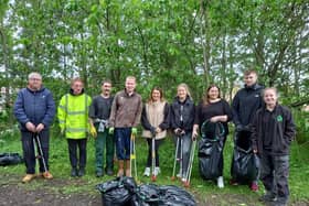 Volunteers from Groundwork South and North Tyneside Green Gym initiative and TT2 at Monkton Communit