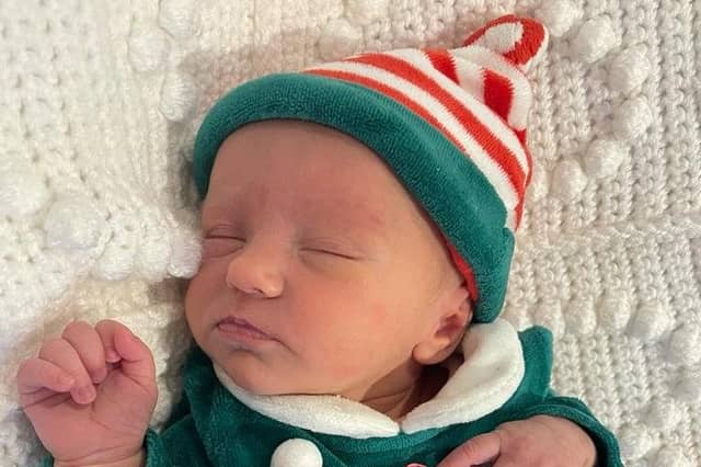 Two-week-old Tillie. Picture: Jessica Mann and Brad Groves