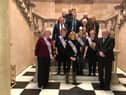 South Tyneside councillors with WASPI campaigners at South Shields Town Hall.