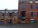 The aftermath of a fire at former Hawthorn Leslie office buildings in Ellison Street, Hebburn.