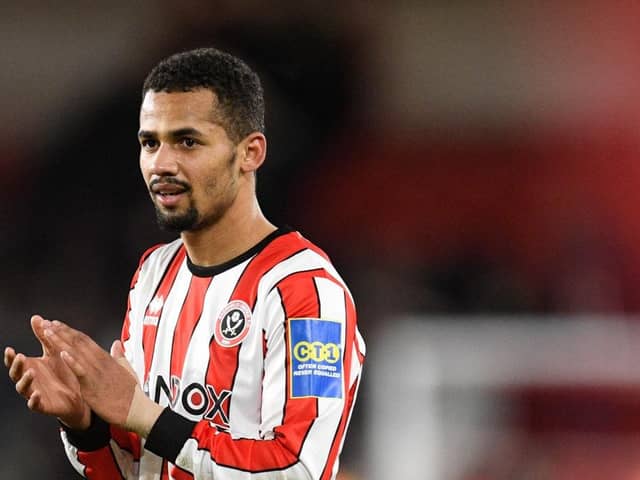 Sheffield United striker Iliman Ndiaye (Photo by OLI SCARFF/AFP via Getty Images)