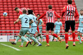 Charlie Wyke scores Sunderland's second goal