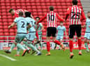 Charlie Wyke scores Sunderland's second goal