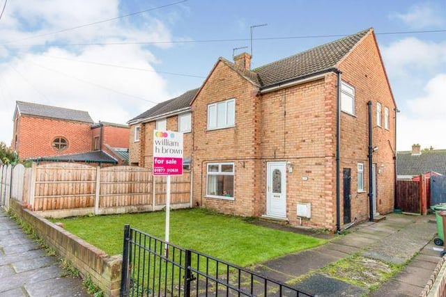 This three-bedroom, semi-detached home, on the market for £130,000 with William H Brown, has been viewed more than 1,450 times.